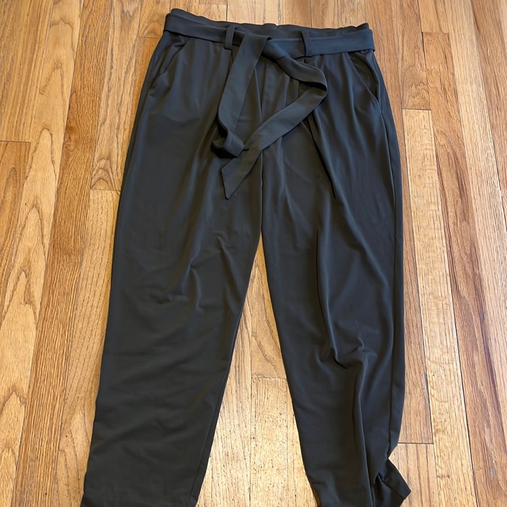 Army Green Paperbag Pant - Express